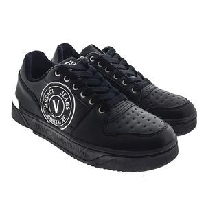 Versace Jeans Couture Black Modern Low Top Mens Sneaker